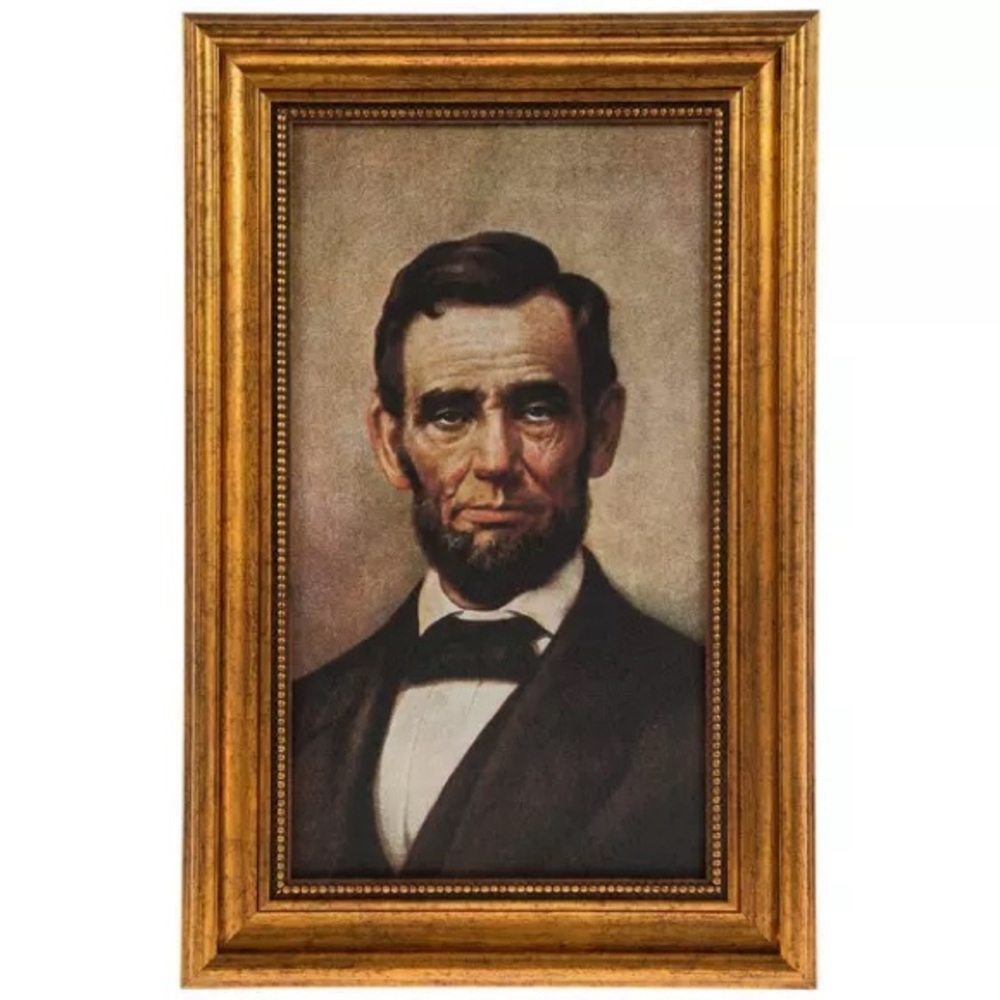 Lincoln Framed Canvas Wall Decor